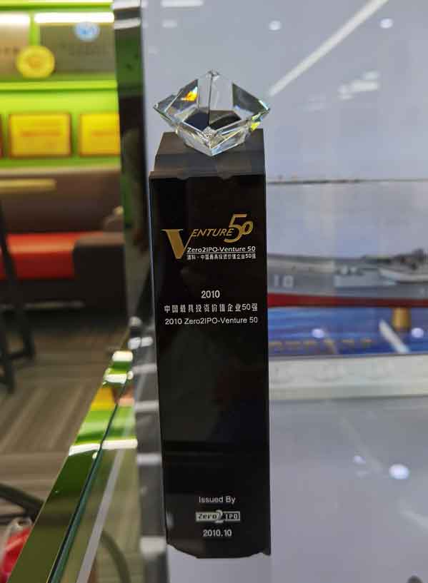 2010中國最具投資價值企業(yè)50強(qiáng)